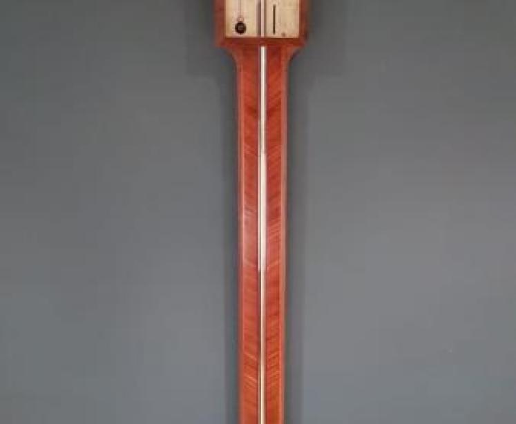 Fine George III Mahogany Stick Barometer  - Image 1