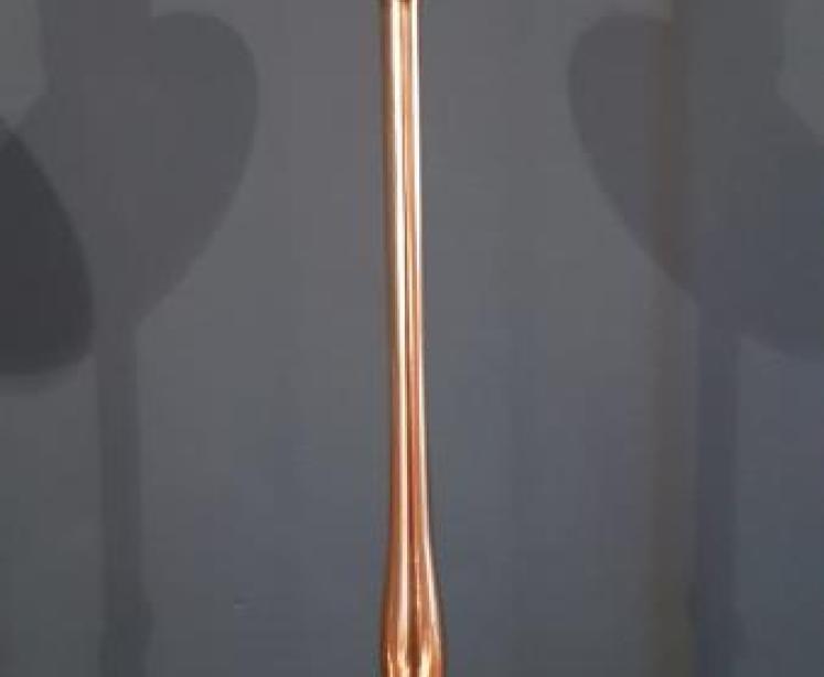 Pair of Elegant Tall Victorian Brass Candlesticks - Image 5