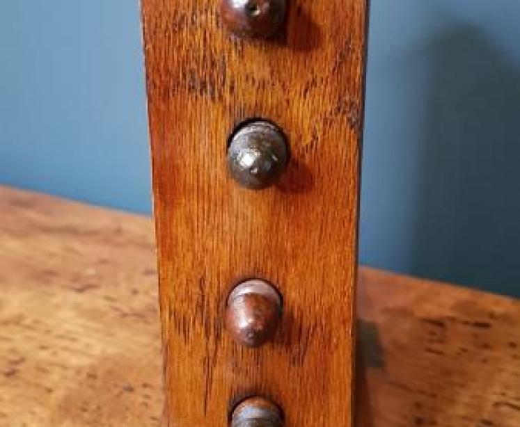 Antique Victorian Oak Perpetual Desk Calendar - Image 7