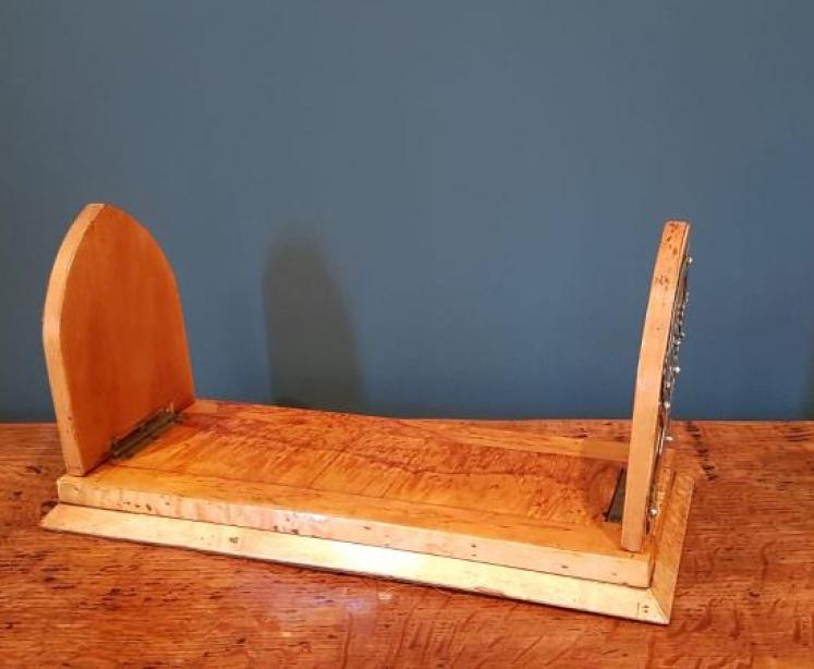 Victorian Book Slide Satin Ash and Brass Bound - Image 3