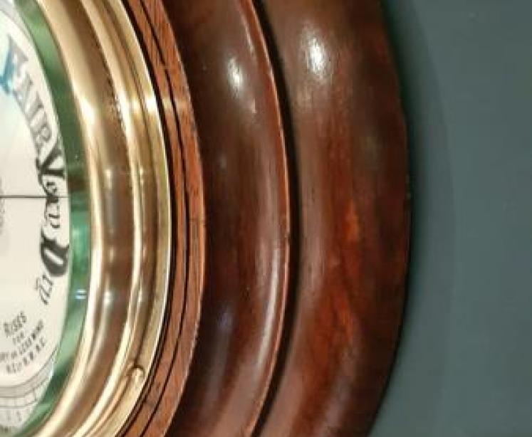 Victorian Oak Android Barometer - Image 5