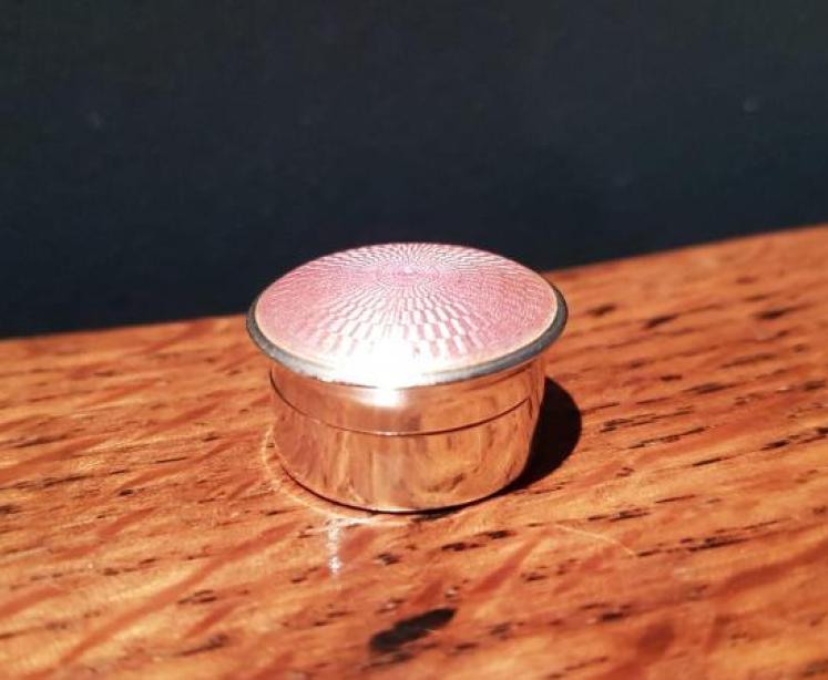 Silver and Enamel Pill Box - Image 6