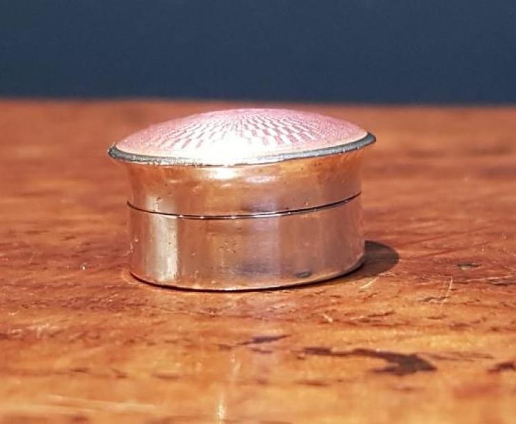 Silver and Enamel Pill Box - Image 7