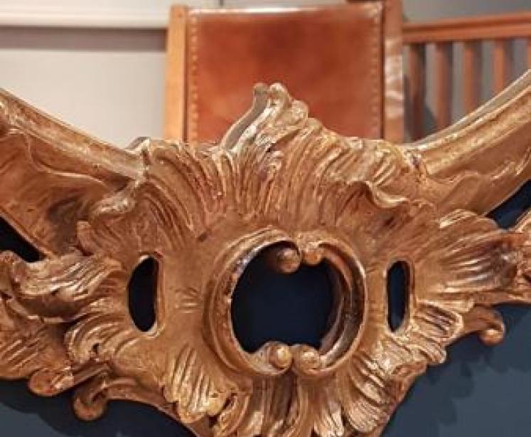 Superb Edwardian Timber Gilt Oval Mirror - Image 5