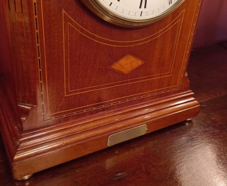 Antique Sheraton Inlaid Striking Bracket Clock - Image 6