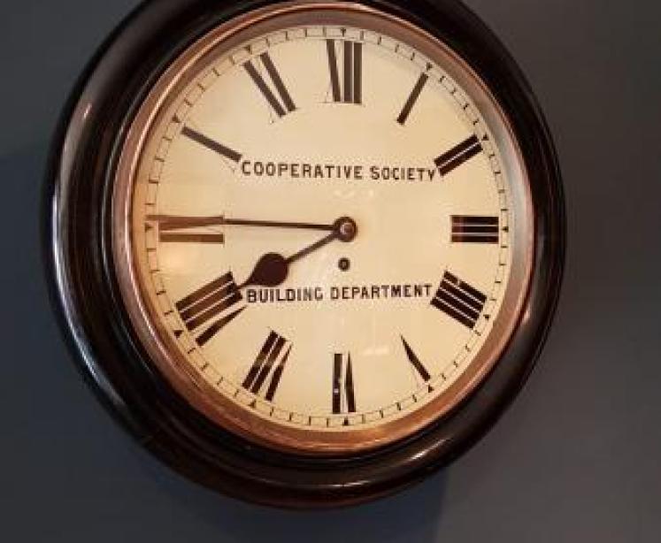 Antique Co-operative Society Fusee Wall Clock - Image 7