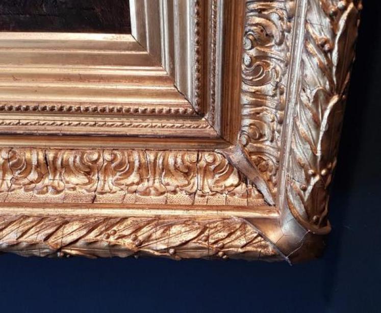 Large Victorian Oil on Canvas By Peter Buchanan - Image 3