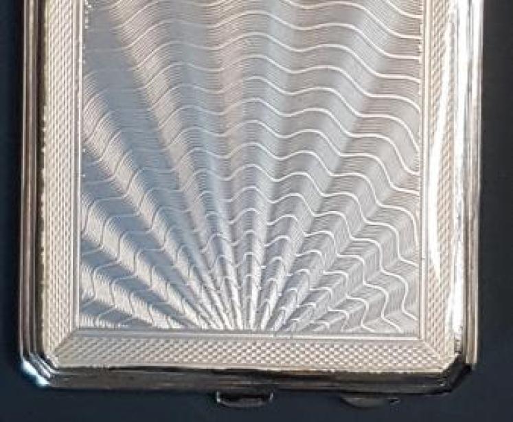 Antique Silver and Enamel Compact - Image 4