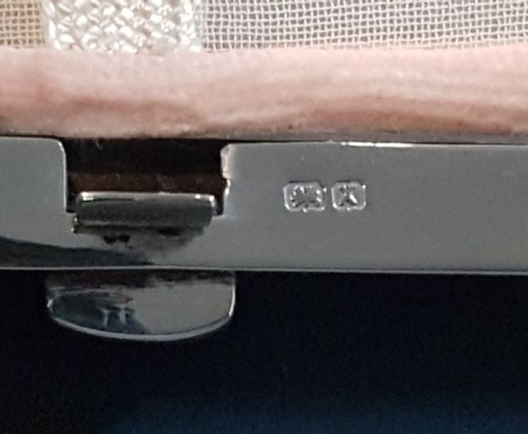 Antique Silver and Enamel Compact - Image 6