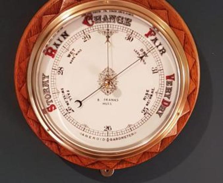 Superb Antique Ben Franks Hull Barometer - Image 1