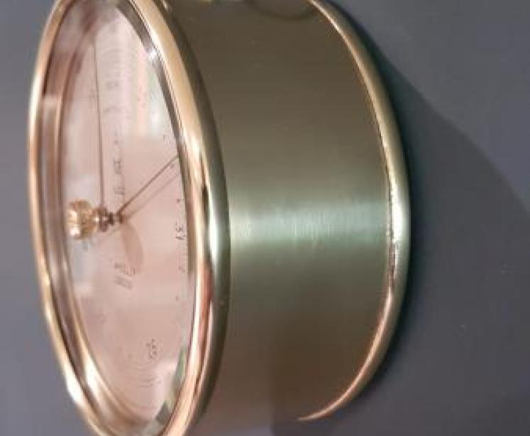 Victorian Brass Cased Marine Barometer - Image 2