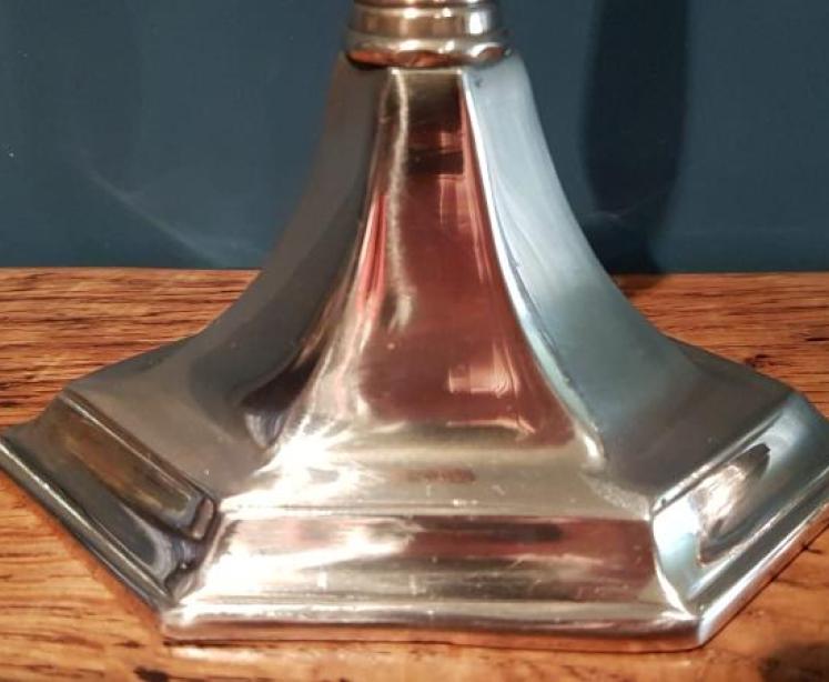 Pair of Superior Quality Victorian Cast Brass Candlesticks - Image 5