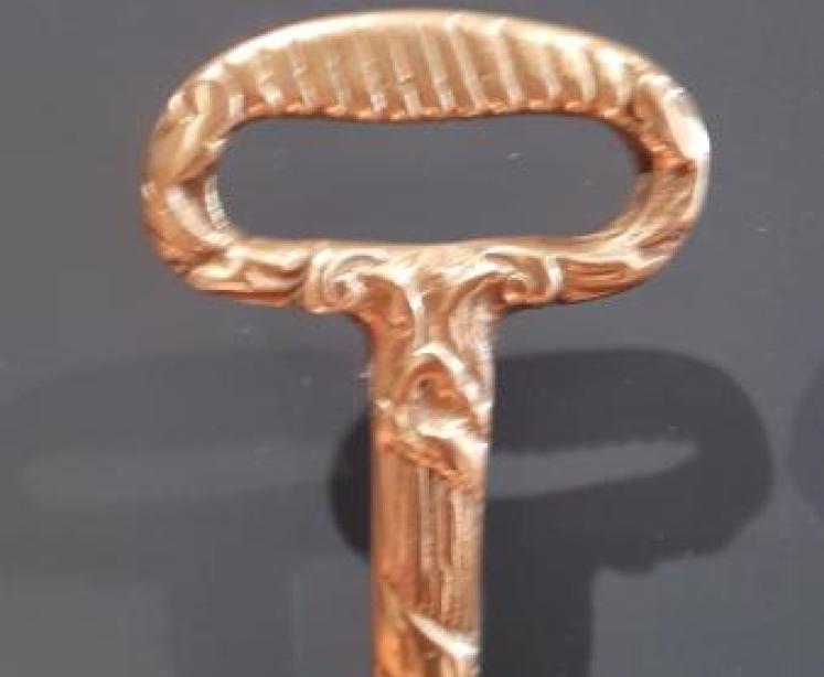 Pair of Victorian Cast Brass Wheatsheaf Door Stops - Image 4