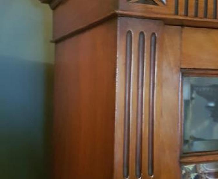 Victorian Walnut Glazed Bookcase - Image 6