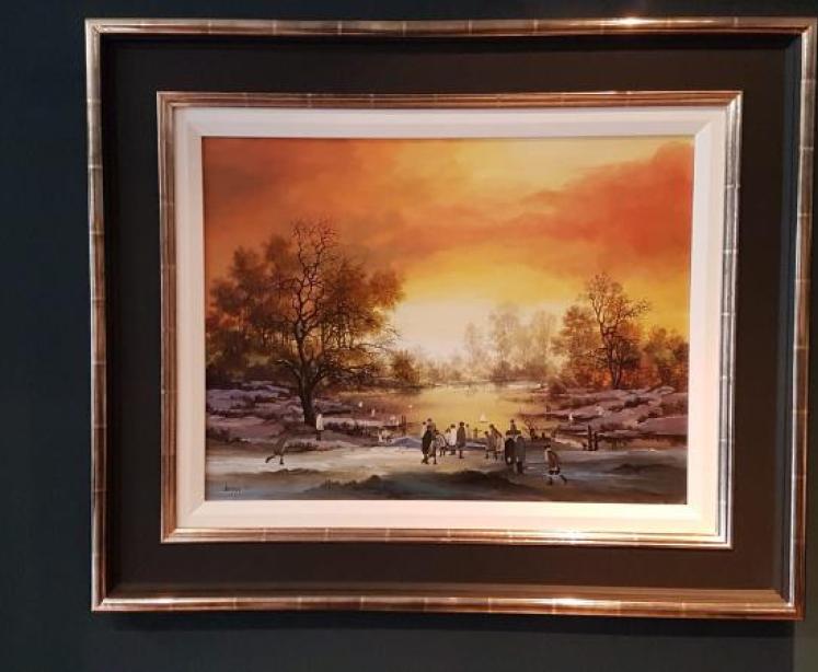 Superb Original Brian Shields Oil on Canvas - Image 1