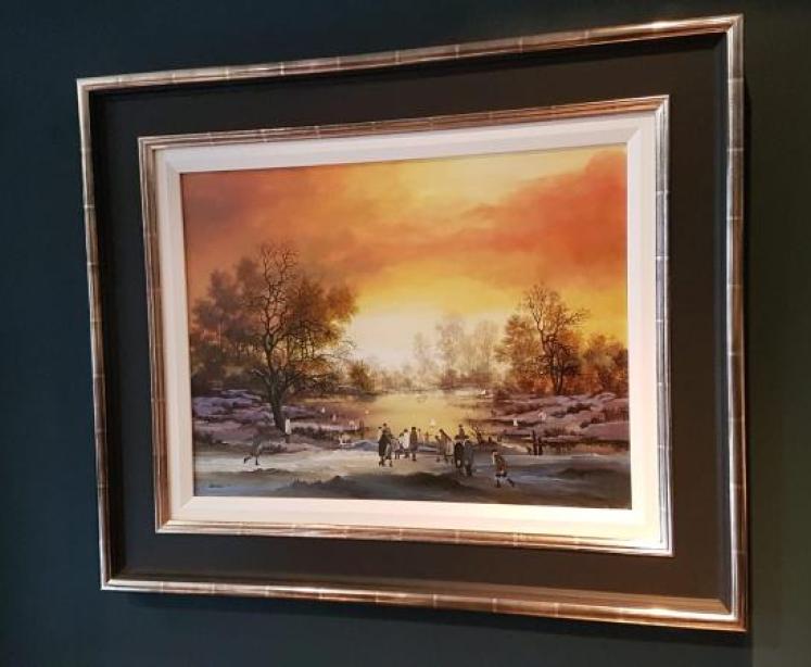 Superb Original Brian Shields Oil on Canvas - Image 2
