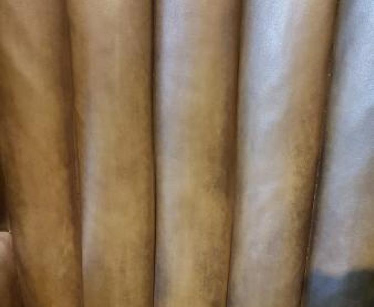 Early Victorian Leather Barrel Back Arm Chair - Image 3