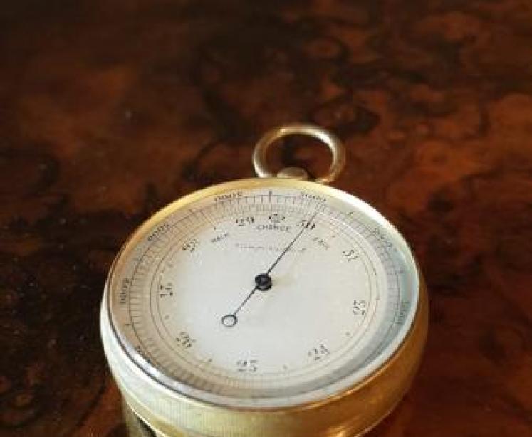 Victorian Pocket Barometer and Compass Set - Image 6
