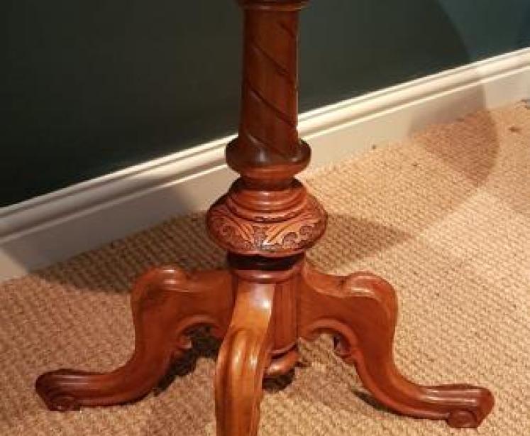 Fine Victorian Burr Walnut Sutherland Table - Image 7