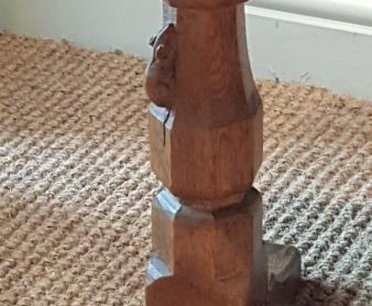 1950's Mouseman Coffee Table - Image 4