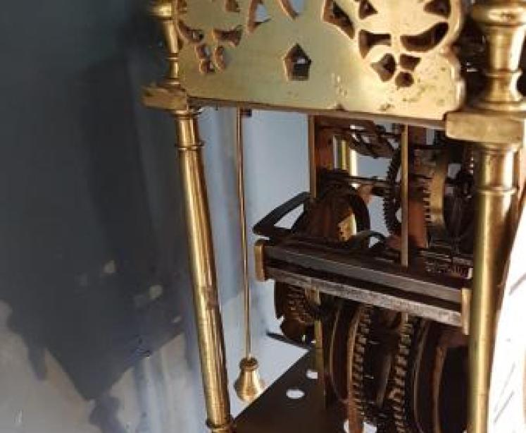 George II Antique Verge Lantern Clock - Image 5
