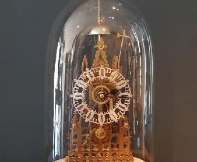 Fine Victorian Skeleton Clock With Passing Strike - Image 1