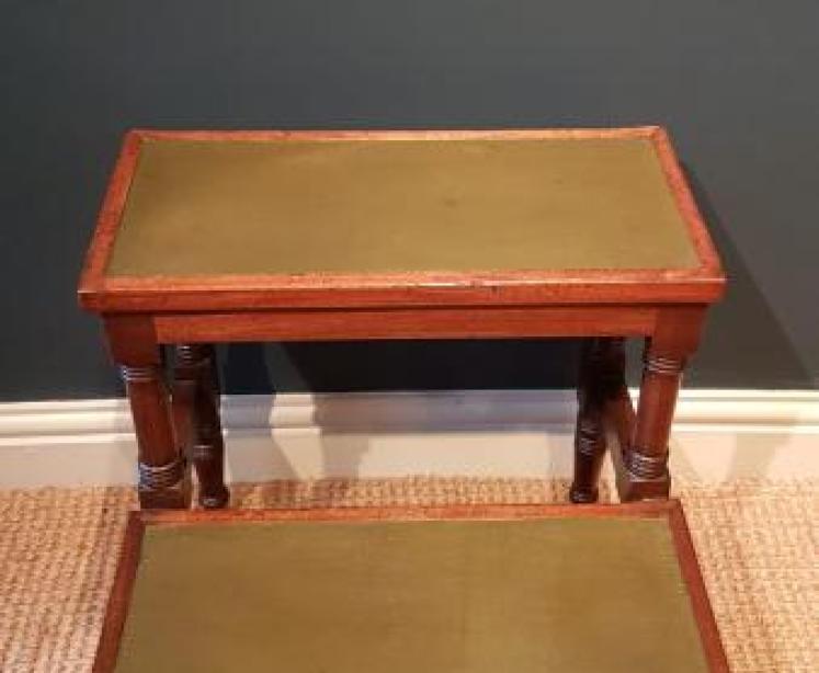 Set of Regency Mahogany Library Steps - Image 5