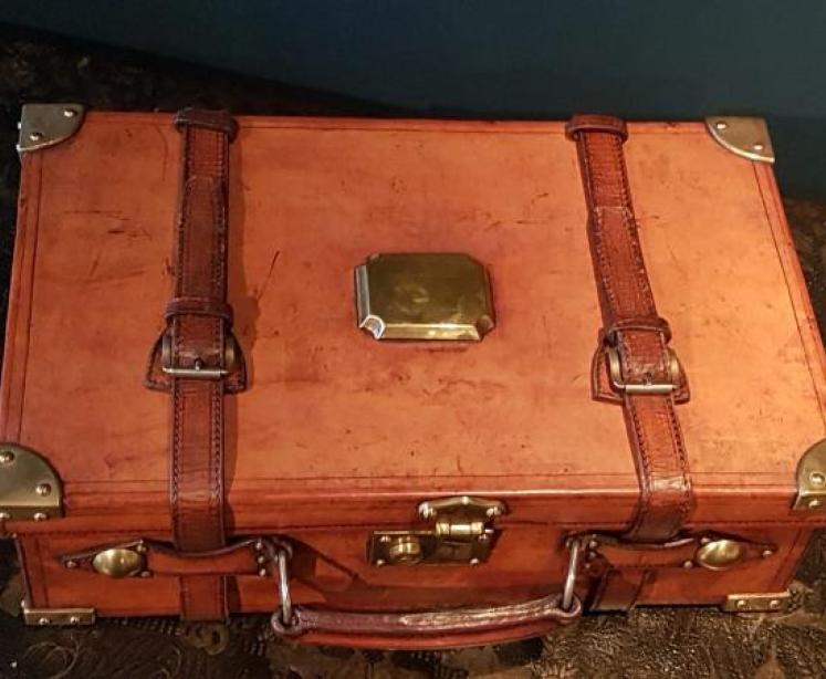 Antique Leather Cartridge Magazine - Image 7