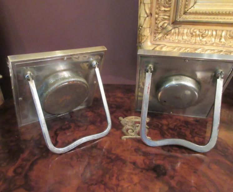 Matching Pair of Art Deco Barometer & Thermometer Stands - Image 4