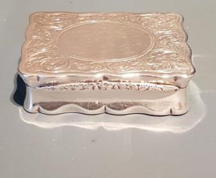 Victorian Chester Silver Snuff Box - Image 1