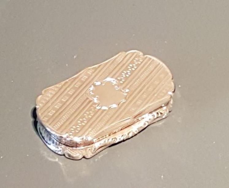 Nathaniel Mills Antique Silver Vinaigrette - Image 6