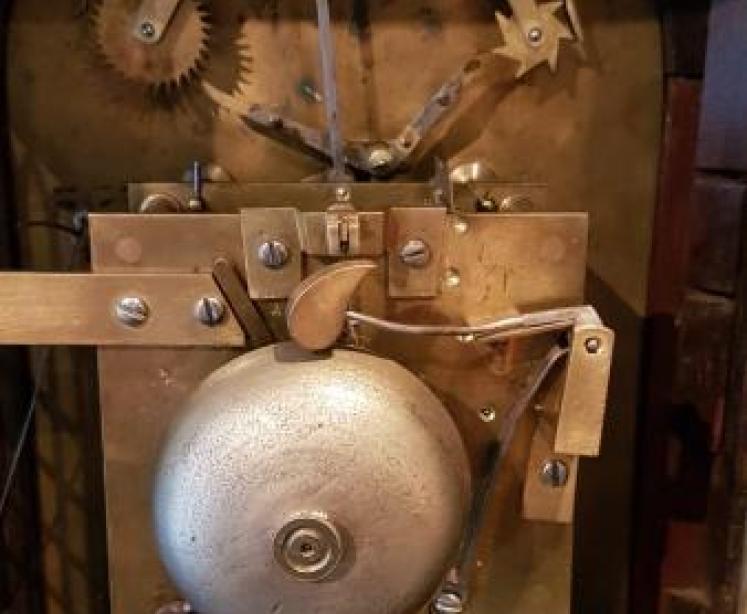 Fine William IV Rosewood Double Fusee Bracket Clock - Image 4