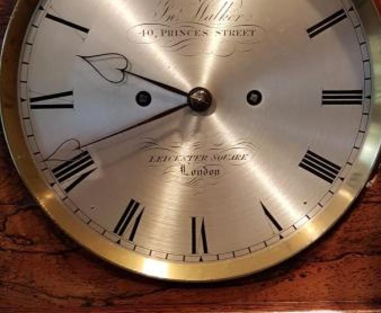 Fine Quality Regency Rosewood Double Fusse Bracket Clock - Image 6