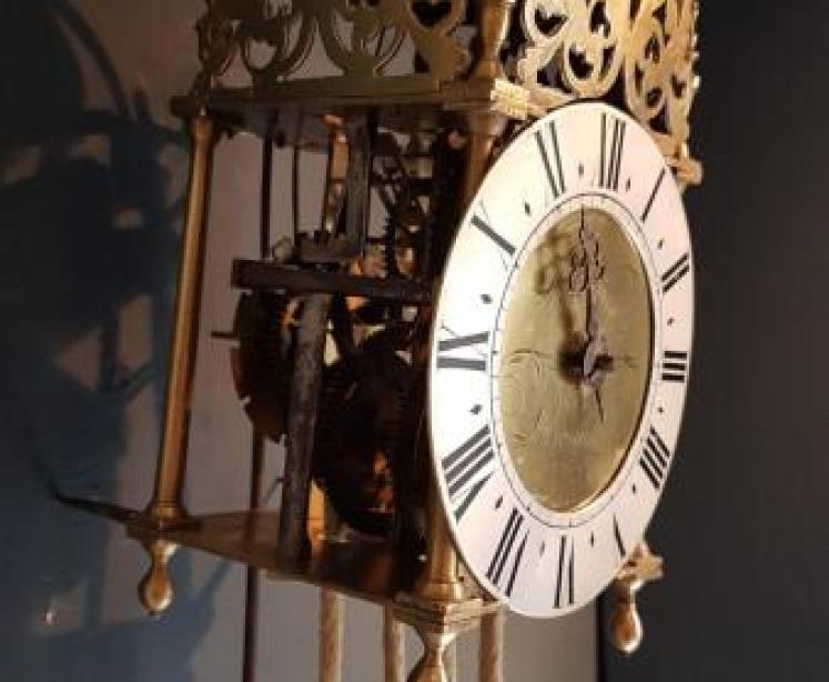Very Original Georgian Period Lantern Clock  - Image 7