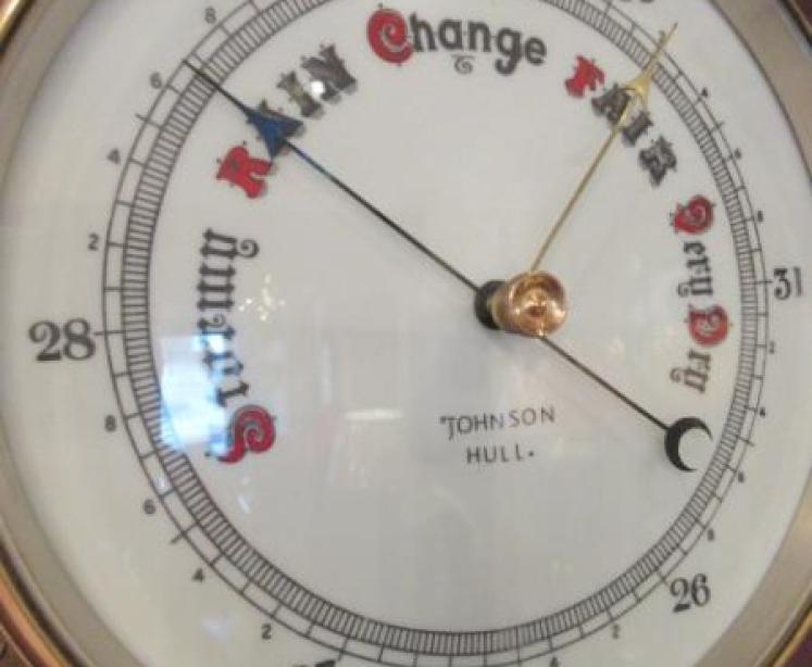 Antique Johnson of Hull Marine Barometer - Image 2