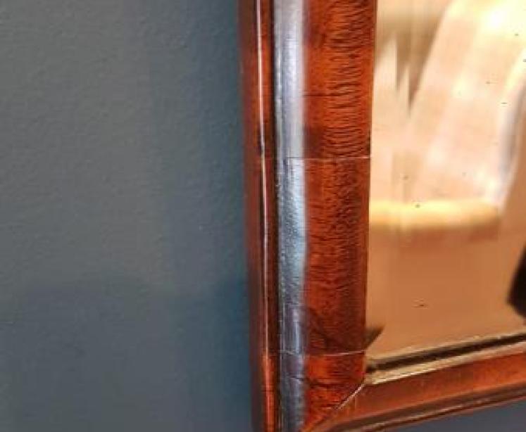 Victorian Walnut Mirror - Image 5