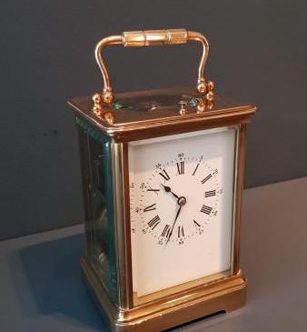 Victorian Striking Carriage Clock in Original Case