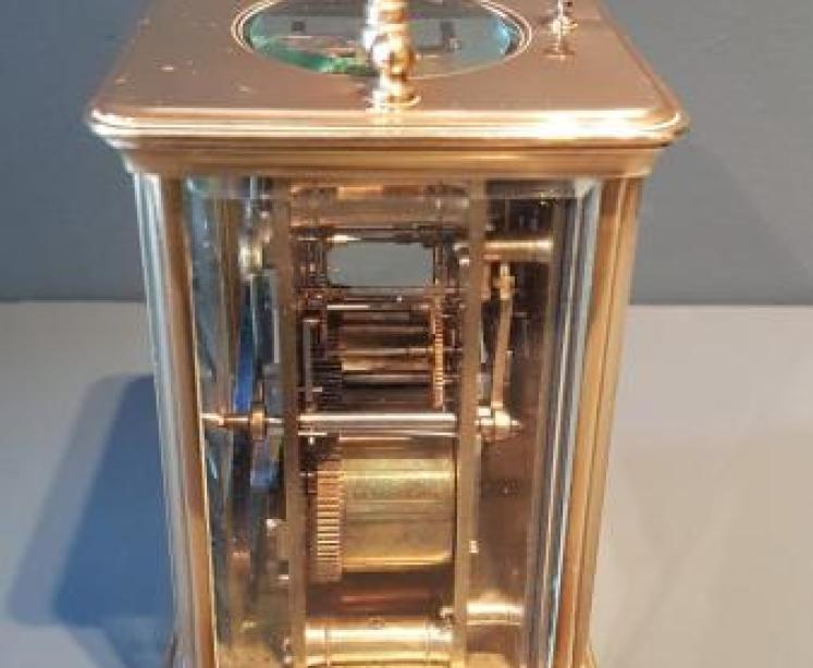 Victorian Striking Carriage Clock in Original Case - Image 4