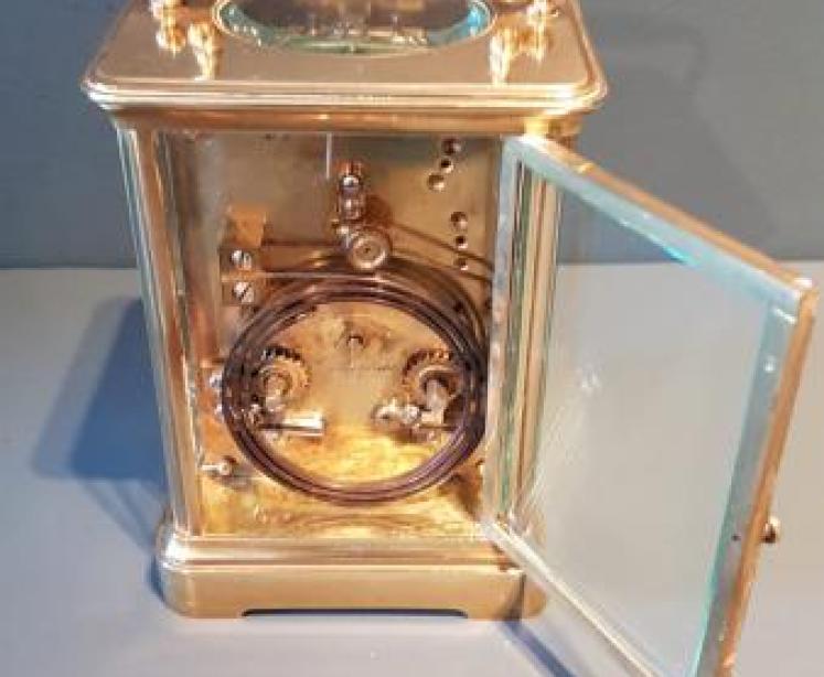 Victorian Striking Carriage Clock in Original Case - Image 6