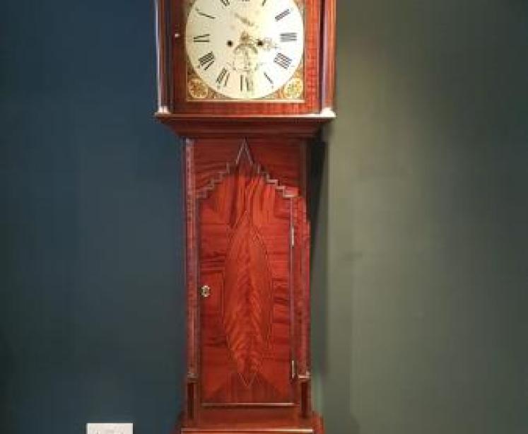 Superb Hull 8 Day Moon Phases Long Case Clock - Image 1