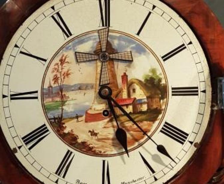 Unusual Fusse Drop Dial Automaton Wall Clock - Image 2