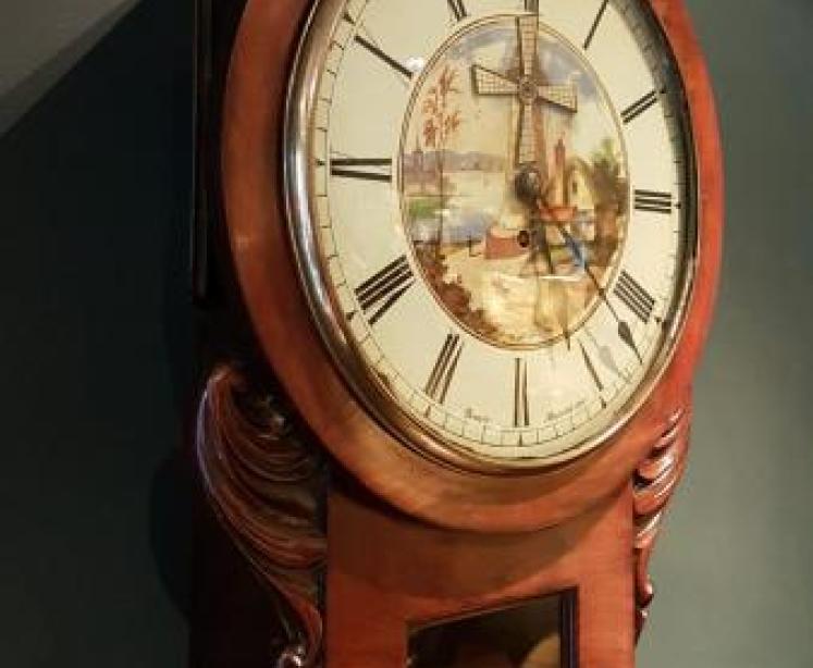 Unusual Fusse Drop Dial Automaton Wall Clock - Image 6