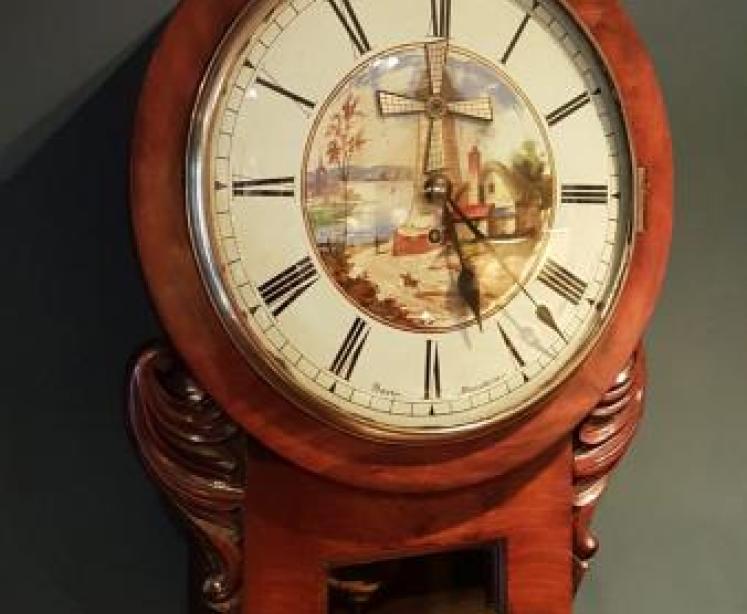 Unusual Fusse Drop Dial Automaton Wall Clock - Image 7