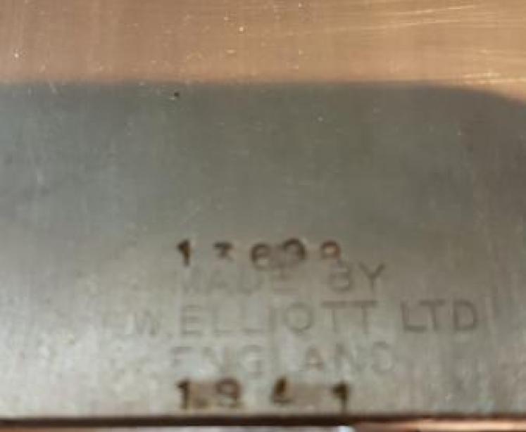 Antique RAF Fusse Dial Clock by Elliott - Image 5