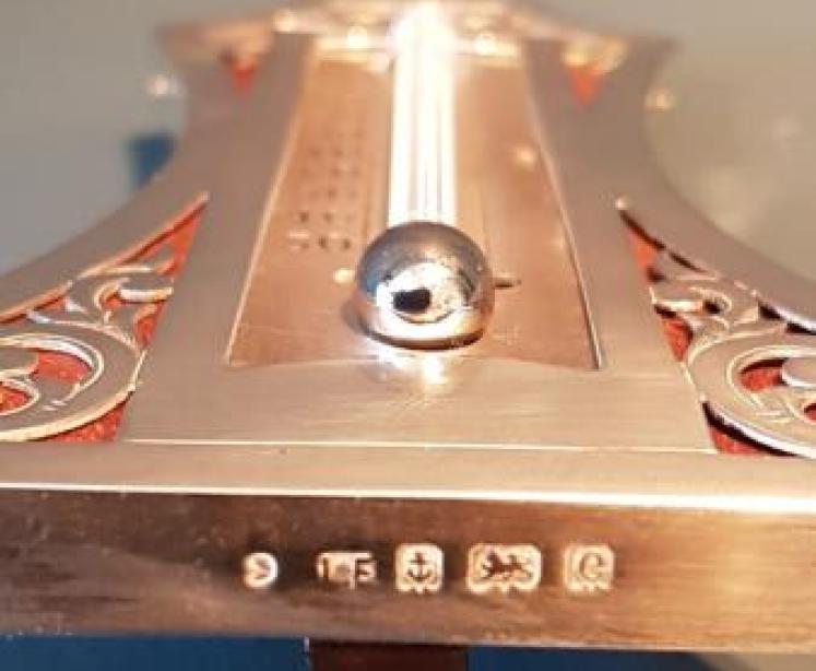 Silver Desk Top Thermometer - Image 5