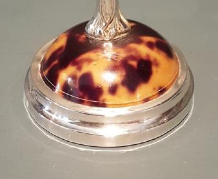 Silver and Tortoise Shell Ring Holder - Image 5