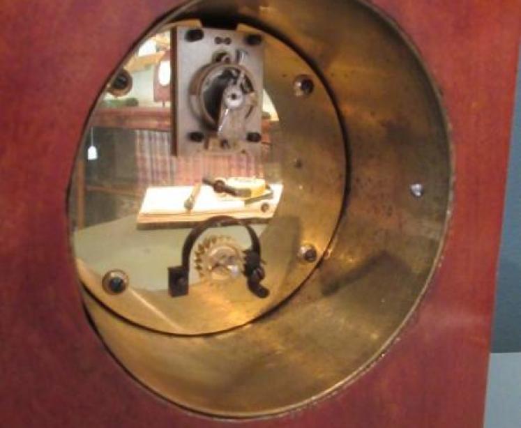 Fine Edwardian Period Sheraton Inlaid Mantel Clock - Image 5