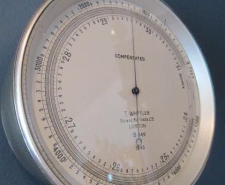 Antique Campaign Style London Marine Barometer - Image 2