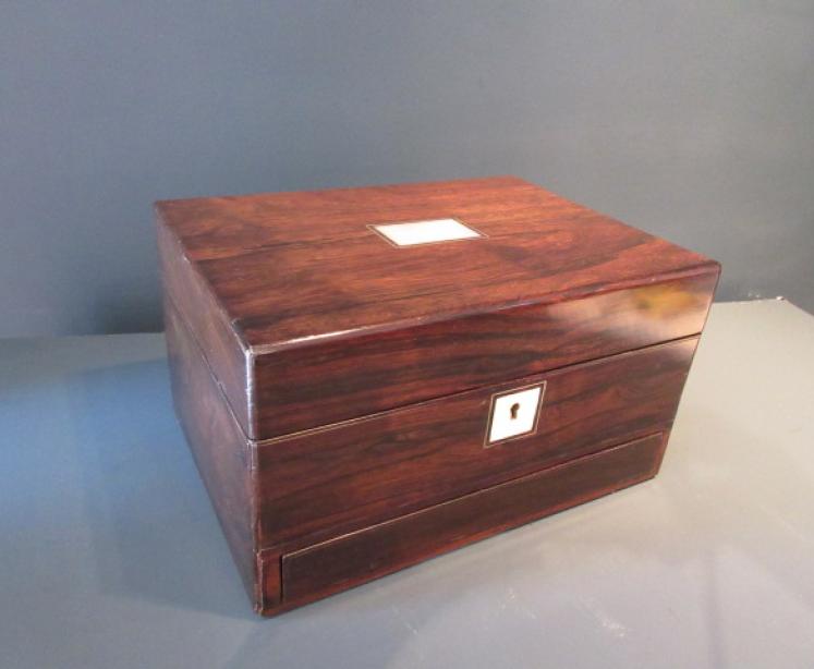 Superb Mid Victorian Rosewood Jewellery Box - Image 7