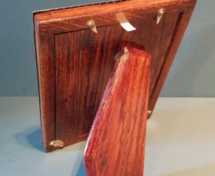 Superb Victorian Pierced Silver Photo Frame  - Image 4